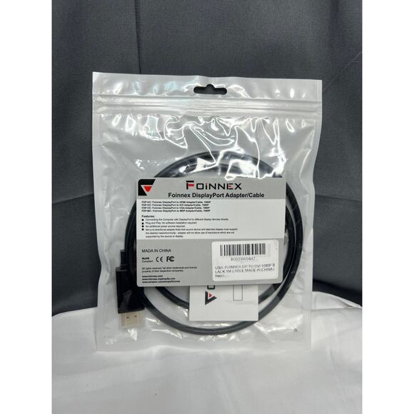 FOINNEX Display Port Adapter/Cable - Picture 2 of 5